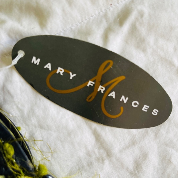 Mary Frances Handcrafted Vintage Handbag | Beaded Taffeta Purse NWT - Picture 6 of 6